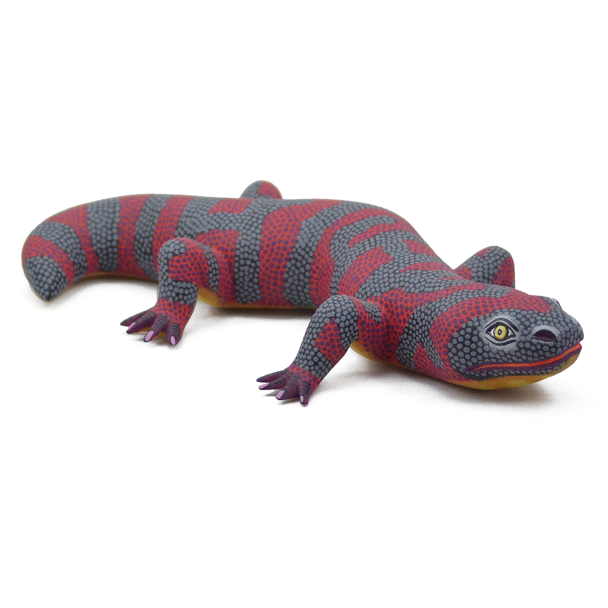 Gila Monster Oaxacan Wood Carving by Eleazar Morales | CulturalArt.org