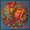 Justo Benítez: Premier Huichol Multi Color Yarn Painting – Direct From ...