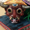 Cartoneria (Mexican Paper Mache) Isaias Alejandro Morales Delgado: Guerrero Youali – Night Warrior cartoneria