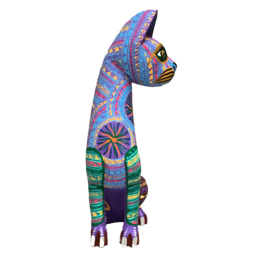 Orlando Mandarin & Magdalena Santiago Orlando Mandarin and Magdalena Santiago: Long Necked Cat Alebrijes