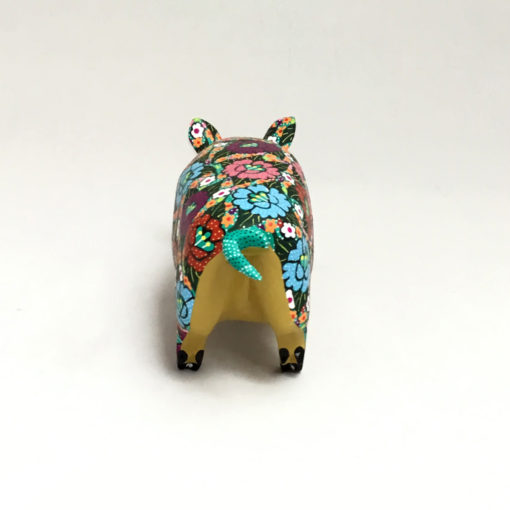 Candido Jimenez Ojeda Candido Jimenez Ojeda: Pig with Flowers Alebrijes