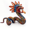 Manuel Cruz Manuel and Rubi Cruz: Museum Quality Single Piece Quetzalcoatl Feathered Serpent Fantasy