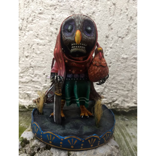 Cartoneria (Mexican Paper Mache) Isaias Alejandro Morales Delgado: Bruja Campirana Alebrijes