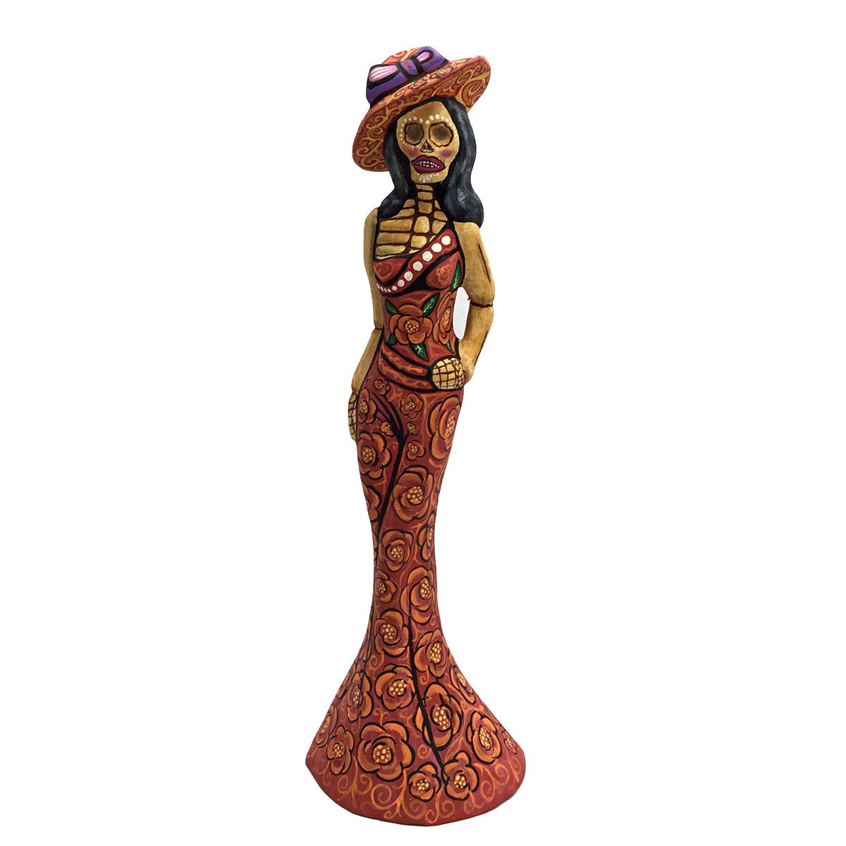 Eleazar Morales: Catrina (Woman Day of the Dead Figure) | CulturalArt.org