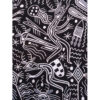 Wixárika (Huichol) Art Premier Black and White Contrasting Huichol Yarn Painting Direct from Mexico Huichol