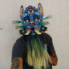 Cartoneria (Mexican Paper Mache) Isaias Alejandro Morales Delgado: Cemiztli (Puma Cat) Mask Alebrijes