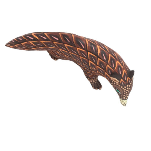 Eleazar Morales Eleazar Morales: Pangolin Oaxacan Wood Carving